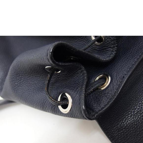 Prada Leather Backpack Blue - Picture 9 of 10